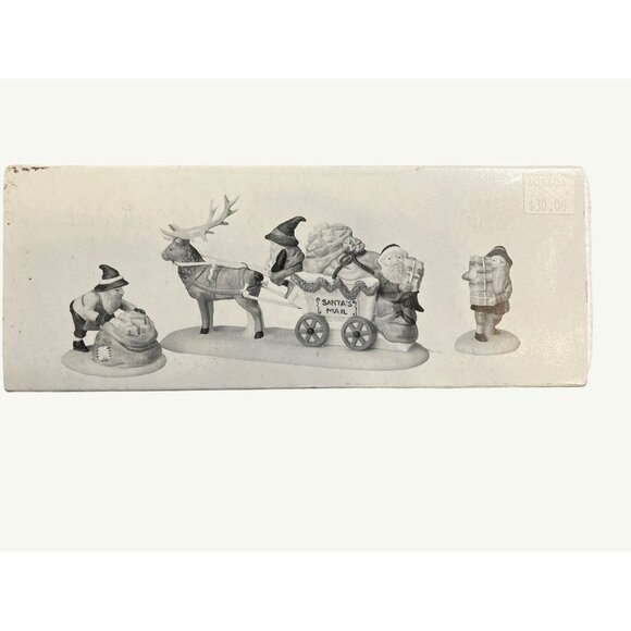 Department 56 Heritage Village Collection "Letters For Santa" Porcelain Set - Picture 5 of 14